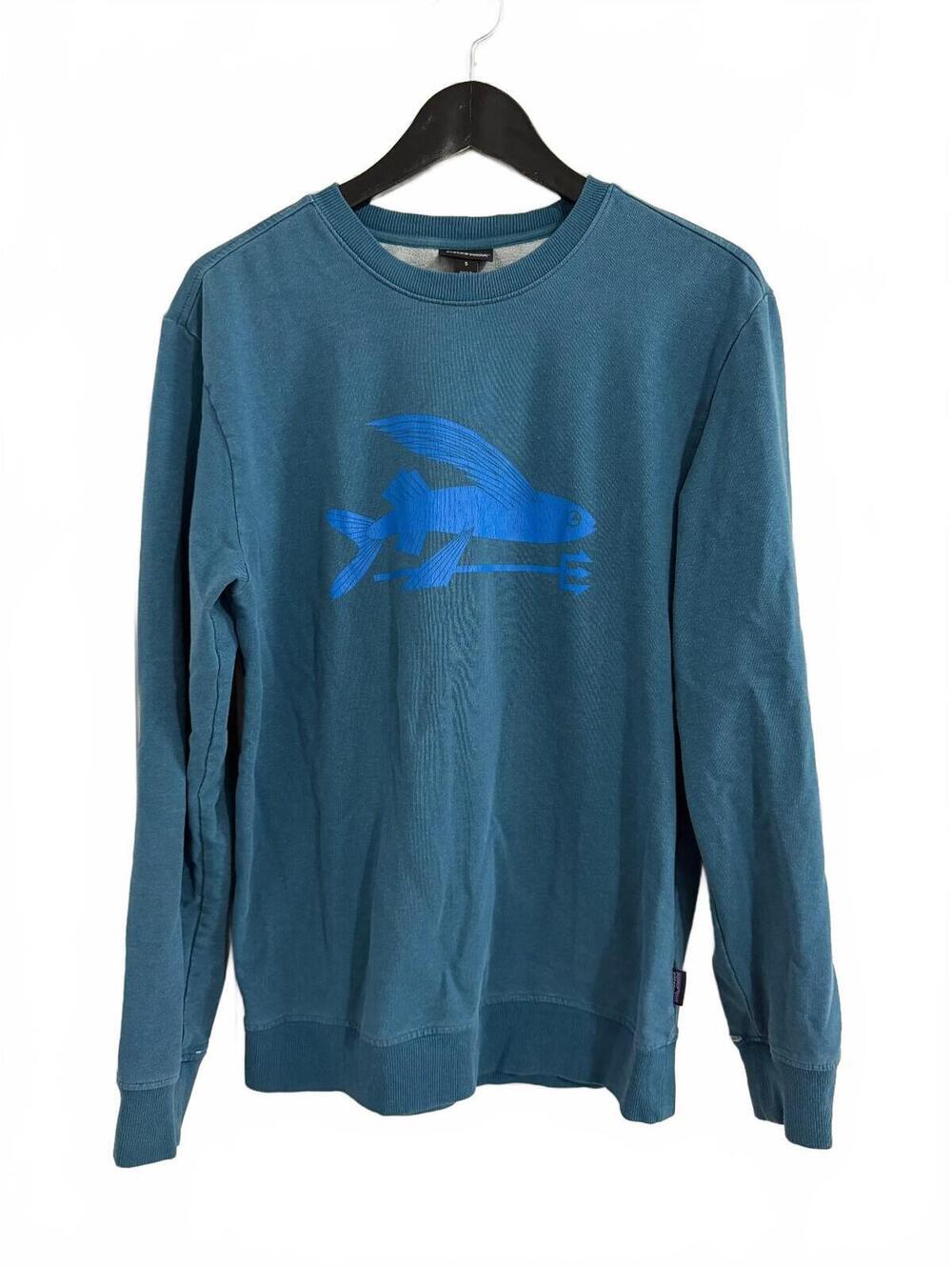 Patagonia Flying Fish Logo Sweatshirt Size Small